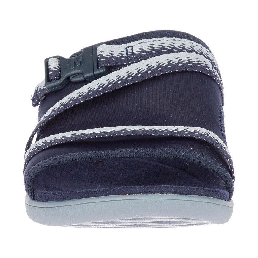 Claquette Merrell District Muri Bleu Marine Femme | L.W.GJWR